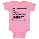 Baby Clothes Eat Sleep Quarantine Repeat Social Distancing 2020 Baby Bodysuits