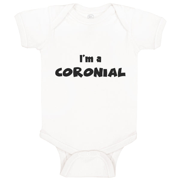 Baby Clothes I'M A Coronial Quarantine Social Distancing Newborn Baby Cotton