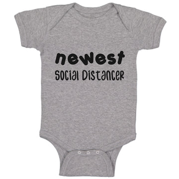 Baby Clothes Newest Social Distancer Quarantine New Baby Newborn Baby Bodysuits