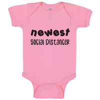 Baby Clothes Newest Social Distancer Quarantine New Baby Newborn Baby Bodysuits