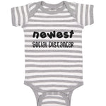 Baby Clothes Newest Social Distancer Quarantine New Baby Newborn Baby Bodysuits