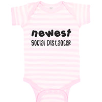 Baby Clothes Newest Social Distancer Quarantine New Baby Newborn Baby Bodysuits