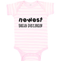 Baby Clothes Newest Social Distancer Quarantine New Baby Newborn Baby Bodysuits
