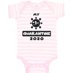 Baby Clothes My First Quarantine 2020 Social Distancing Newborn Baby Bodysuits