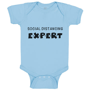 Baby Clothes Social Distancing Expert Quarantine Baby Baby Bodysuits Cotton