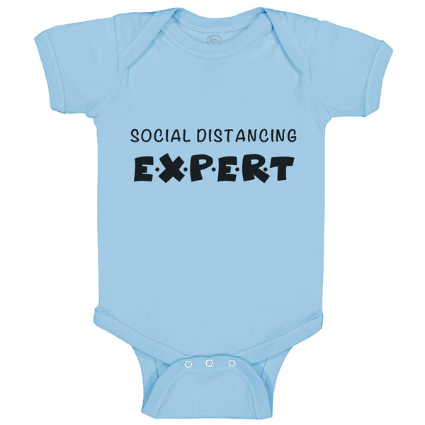 Baby Clothes Social Distancing Expert Quarantine Baby Baby Bodysuits Cotton