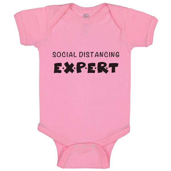 Baby Clothes Social Distancing Expert Quarantine Baby Baby Bodysuits Cotton