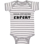 Baby Clothes Social Distancing Expert Quarantine Baby Baby Bodysuits Cotton