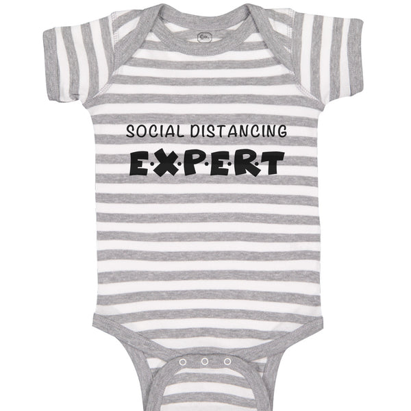 Baby Clothes Social Distancing Expert Quarantine Baby Baby Bodysuits Cotton