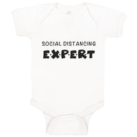 Baby Clothes Social Distancing Expert Quarantine Baby Baby Bodysuits Cotton