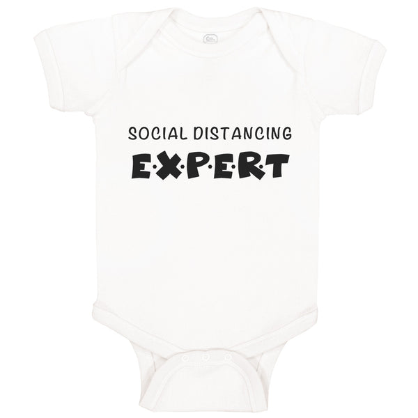 Baby Clothes Social Distancing Expert Quarantine Baby Baby Bodysuits Cotton