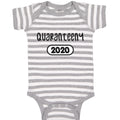 Baby Clothes Quarantine 2020 Quarantine Social Distancing Baby Bodysuits Cotton