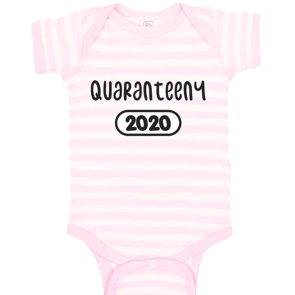 Baby Clothes Quarantine 2020 Quarantine Social Distancing Baby Bodysuits Cotton