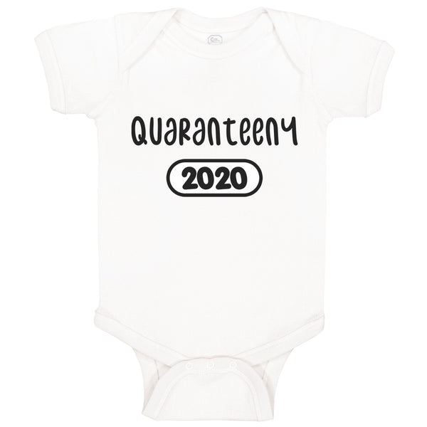 Baby Clothes Quarantine 2020 Quarantine Social Distancing Baby Bodysuits Cotton