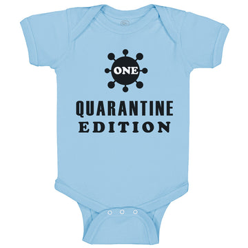 Baby Clothes 1 Quarantine Edition First Baby Birthday 1 Year Old Baby Bodysuits