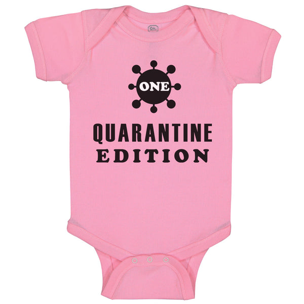 Baby Clothes 1 Quarantine Edition First Baby Birthday 1 Year Old Baby Bodysuits