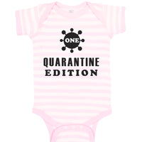 Baby Clothes 1 Quarantine Edition First Baby Birthday 1 Year Old Baby Bodysuits