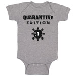 Baby Clothes Quarantine Edition First Birthday Quarantine Baby Bodysuits Cotton