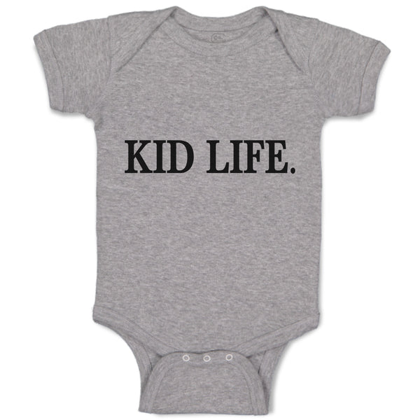 Baby Clothes Kid Life Monogram with Polkat Dot Baby Bodysuits Boy & Girl Cotton