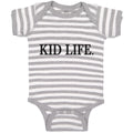 Baby Clothes Kid Life Monogram with Polkat Dot Baby Bodysuits Boy & Girl Cotton