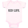 Baby Clothes Kid Life Monogram with Polkat Dot Baby Bodysuits Boy & Girl Cotton