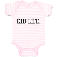 Baby Clothes Kid Life Monogram with Polkat Dot Baby Bodysuits Boy & Girl Cotton