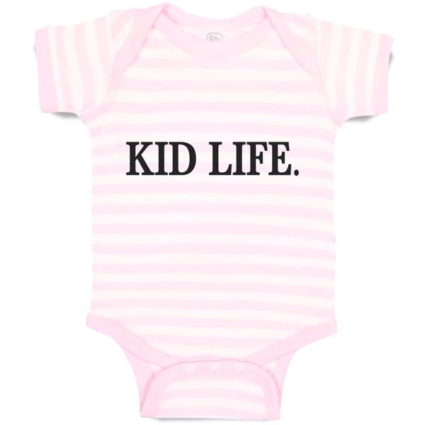 Baby Clothes Kid Life Monogram with Polkat Dot Baby Bodysuits Boy & Girl Cotton