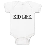 Baby Clothes Kid Life Monogram with Polkat Dot Baby Bodysuits Boy & Girl Cotton