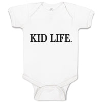 Baby Clothes Kid Life Monogram with Polkat Dot Baby Bodysuits Boy & Girl Cotton