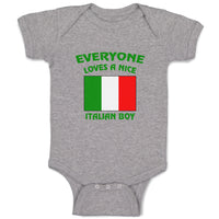 Baby Clothes Everyone Loves A Nice Italian Boy Italy Countries Baby Bodysuits