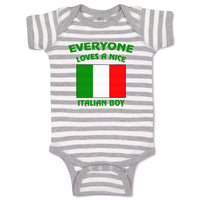 Baby Clothes Everyone Loves A Nice Italian Boy Italy Countries Baby Bodysuits