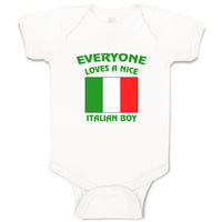 Baby Clothes Everyone Loves A Nice Italian Boy Italy Countries Baby Bodysuits