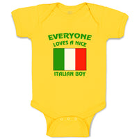 Baby Clothes Everyone Loves A Nice Italian Boy Italy Countries Baby Bodysuits