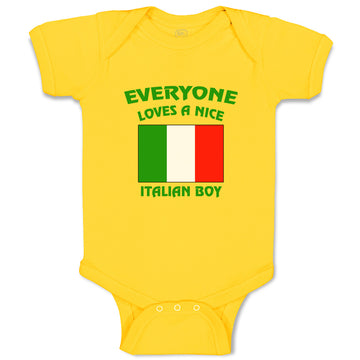 Baby Clothes Everyone Loves A Nice Italian Boy Italy Countries Baby Bodysuits