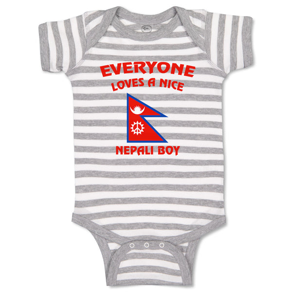 Baby Clothes Everyone Loves A Nice Nepali Boy Nepal Countries Baby Bodysuits