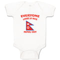 Baby Clothes Everyone Loves A Nice Nepali Boy Nepal Countries Baby Bodysuits