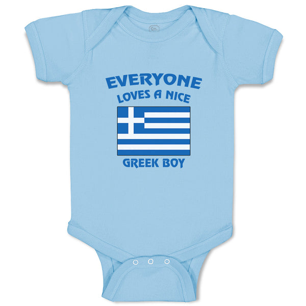 Baby Clothes Everyone Loves A Nice Greek Boy Greece Countries Baby Bodysuits