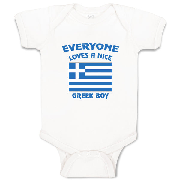Baby Clothes Everyone Loves A Nice Greek Boy Greece Countries Baby Bodysuits