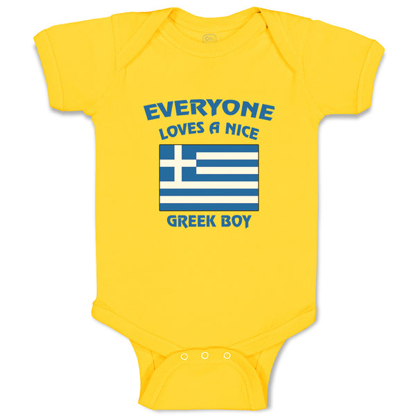 Baby Clothes Everyone Loves A Nice Greek Boy Greece Countries Baby Bodysuits