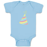 Baby Clothes Rainbow Birthday Hat Birthday Baby Bodysuits Boy & Girl Cotton