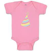 Baby Clothes Rainbow Birthday Hat Birthday Baby Bodysuits Boy & Girl Cotton