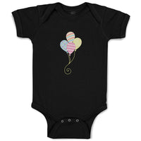 Baby Clothes Rainbow Balloons Birthday Baby Bodysuits Boy & Girl Cotton