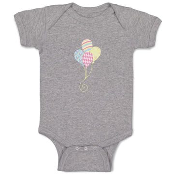 Baby Clothes Rainbow Balloons Birthday Baby Bodysuits Boy & Girl Cotton