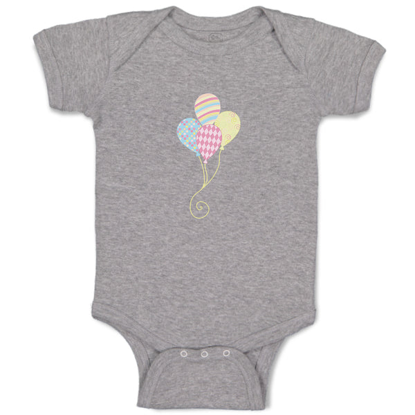 Baby Clothes Rainbow Balloons Birthday Baby Bodysuits Boy & Girl Cotton