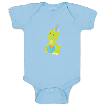 Baby Clothes Green Dinosaur Hat Birthday Dinosaurs Dino Trex Baby Bodysuits