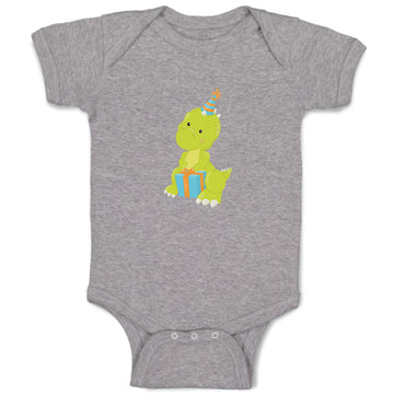 Baby Clothes Green Dinosaur Hat Birthday Dinosaurs Dino Trex Baby Bodysuits