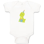 Baby Clothes Green Dinosaur Hat Birthday Dinosaurs Dino Trex Baby Bodysuits