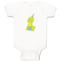Baby Clothes Green Dinosaur Hat Birthday Dinosaurs Dino Trex Baby Bodysuits