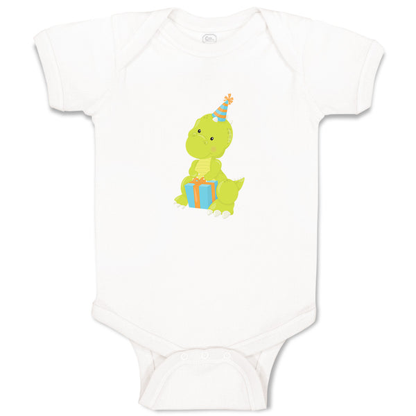 Baby Clothes Green Dinosaur Hat Birthday Dinosaurs Dino Trex Baby Bodysuits