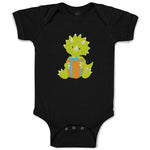 Baby Clothes Green Dinosaur Birthday Dinosaurs Dino Trex Baby Bodysuits Cotton